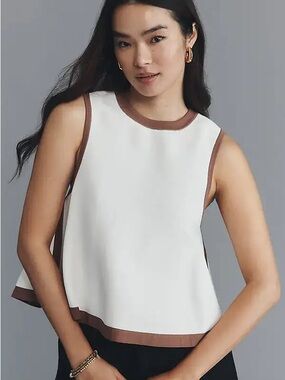 Maeve Sleeveless Swing Knit Top